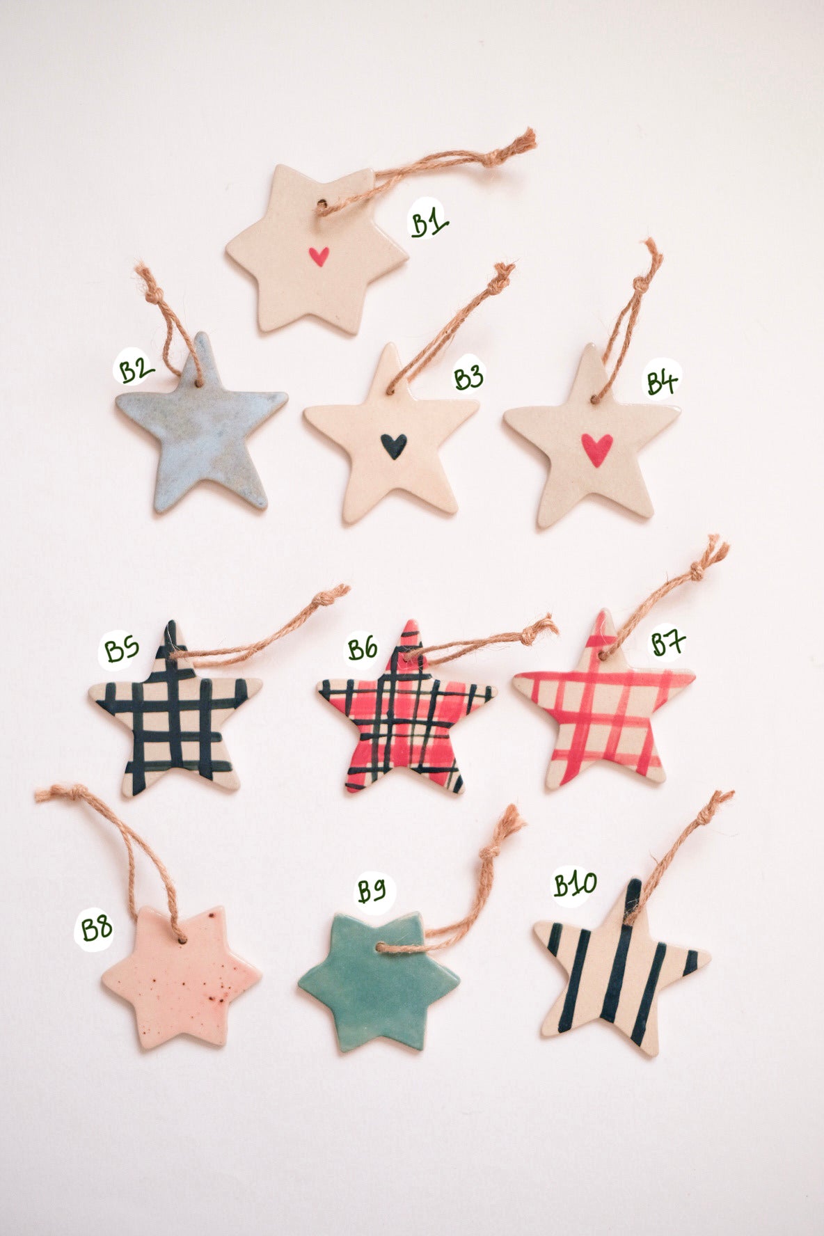 🎁 Décorations de Noël en grès