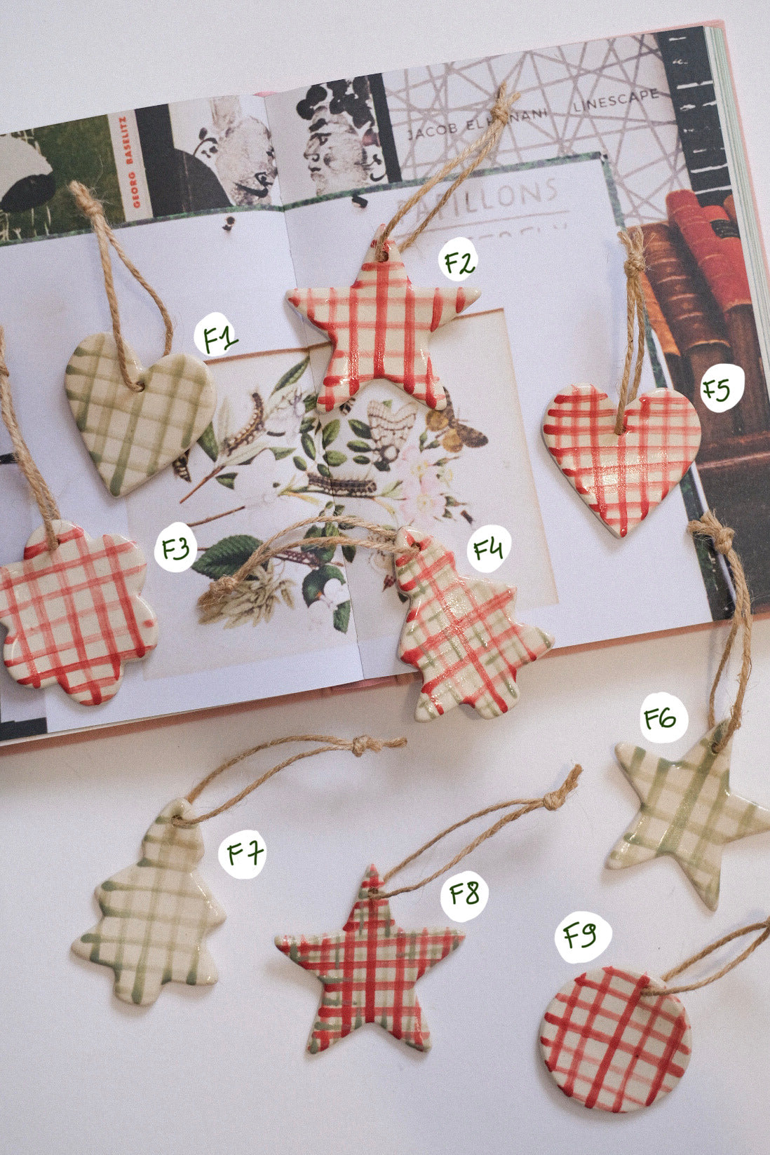 🎁 Décorations de Noël en grès