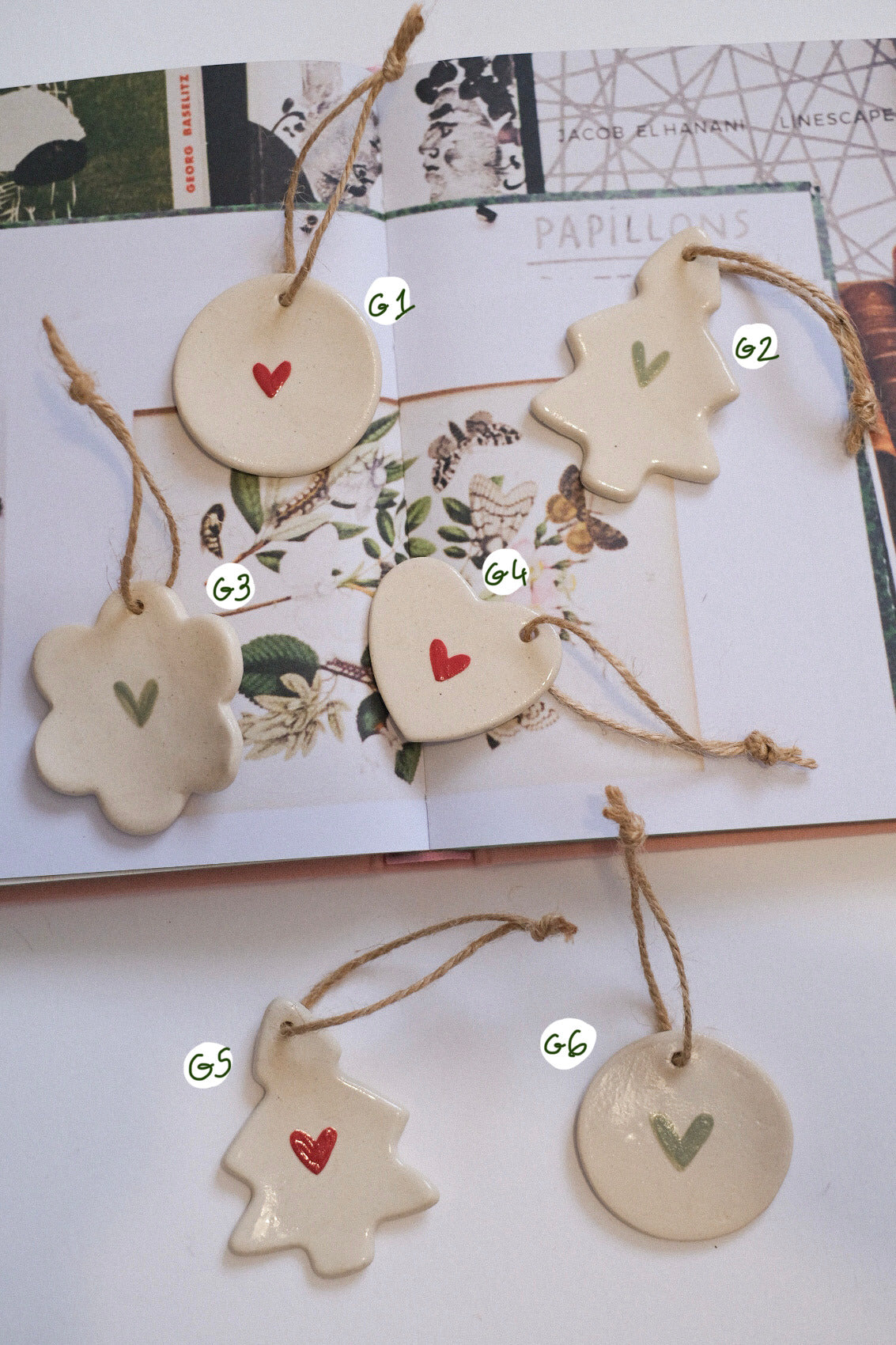 🎁 Décorations de Noël en grès