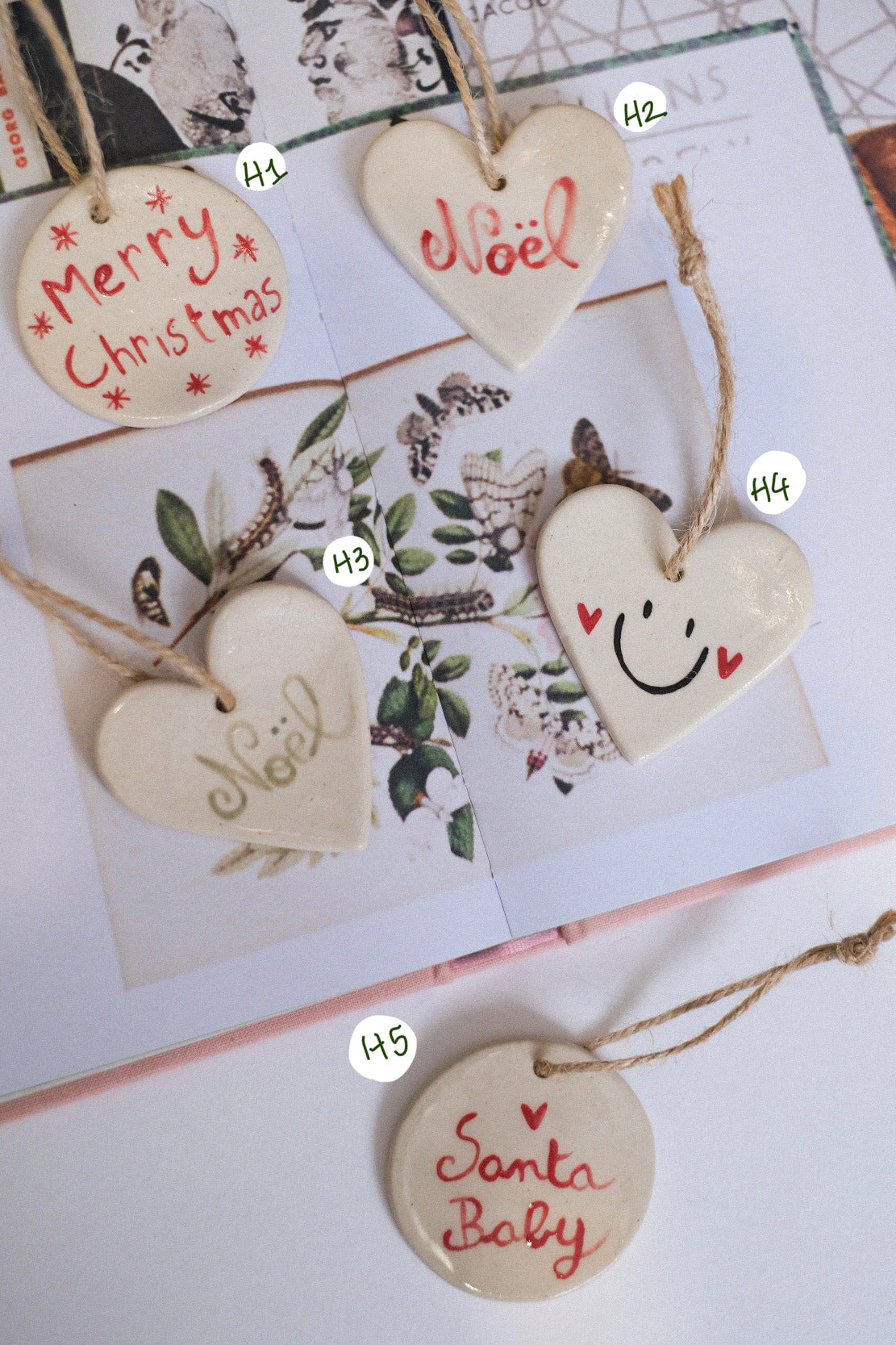 🎁 Décorations de Noël en grès