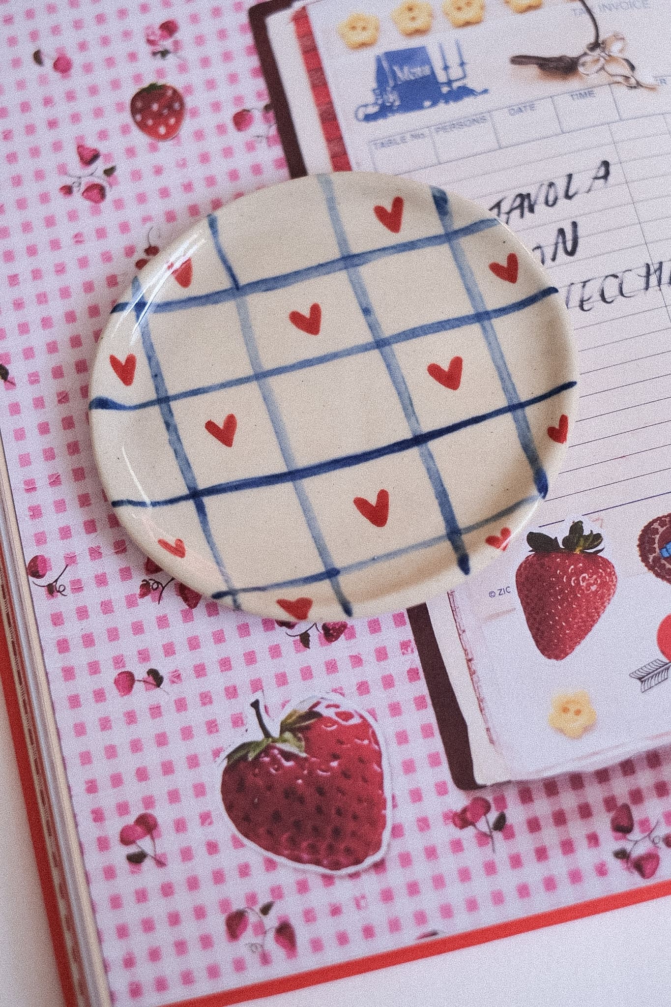 Coupelles en céramique motifs graphiques