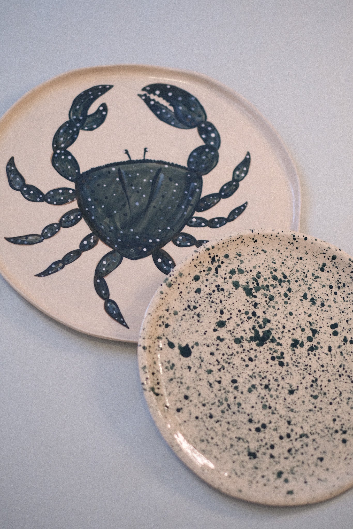 Assiette "Constellation Marine" - Céramique Artisanale 25 cm