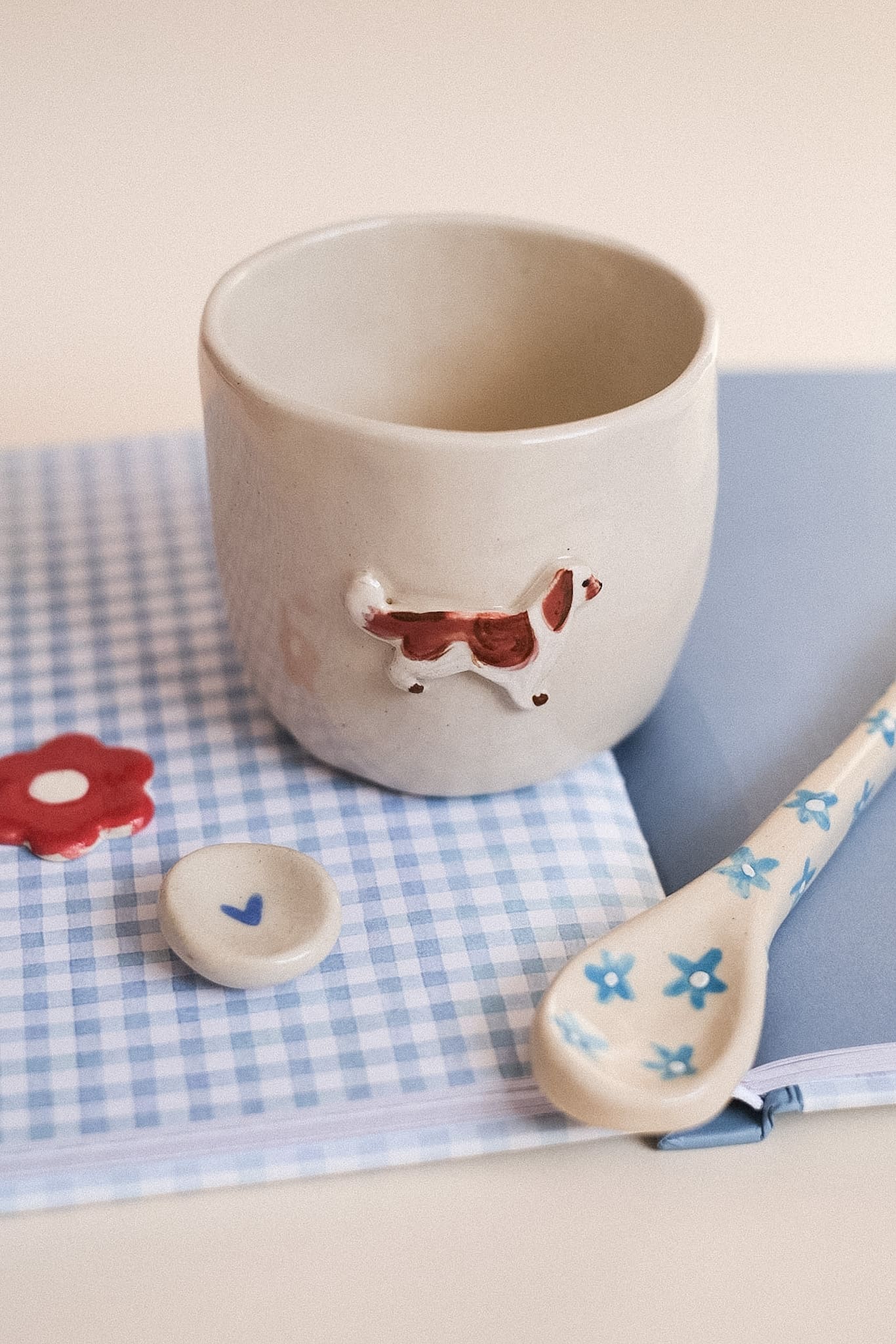 Précommande / Mug céramique artisanal chien personnalisé