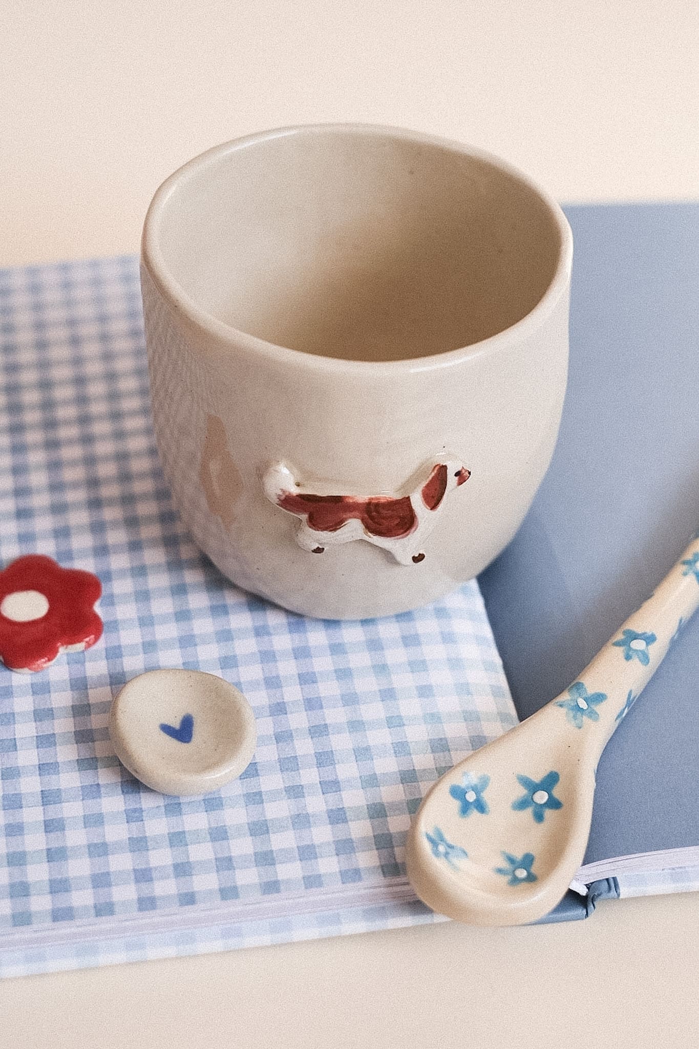 Précommande / Mug céramique artisanal chien/chat personnalisé