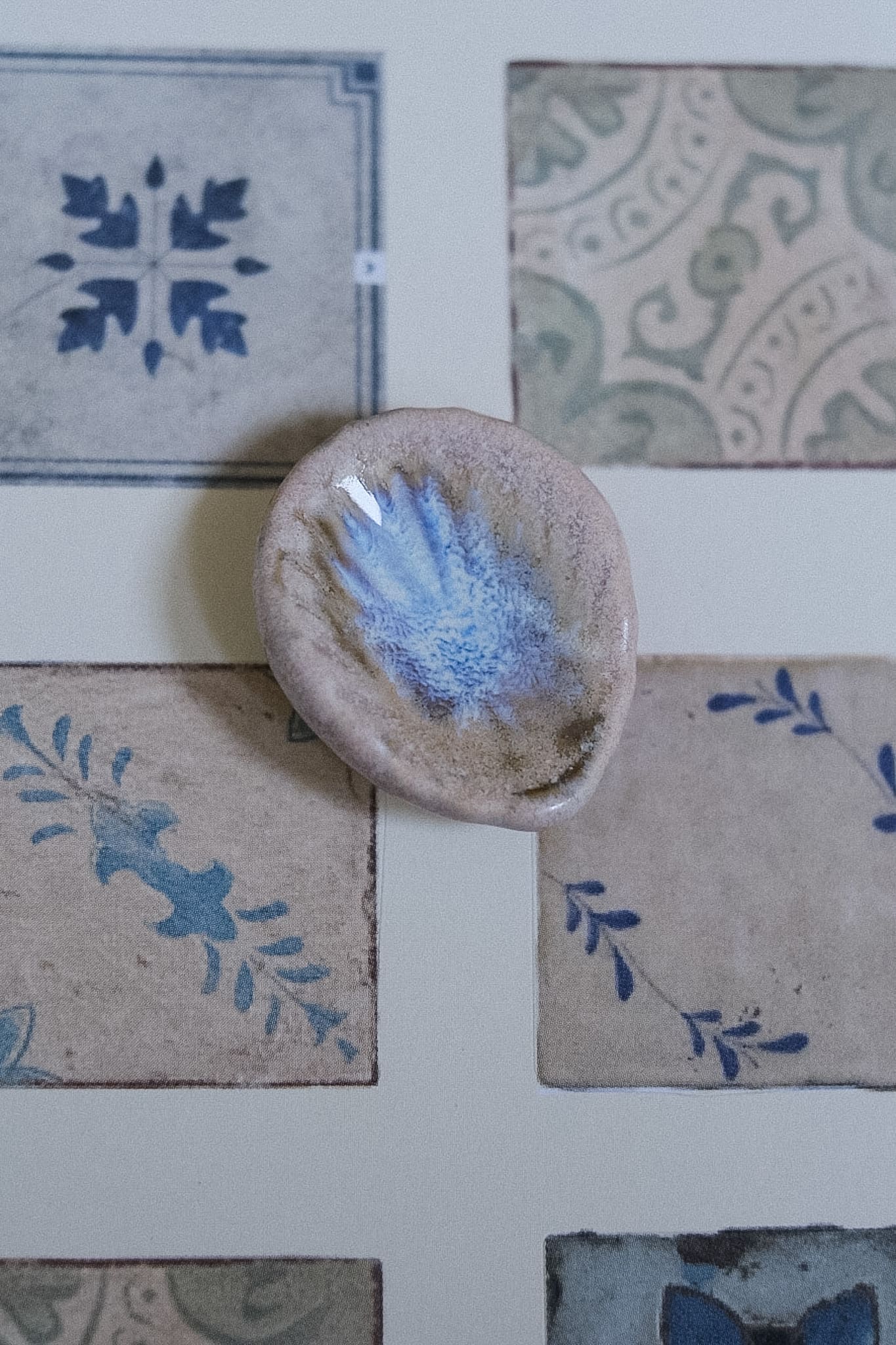 Pierre d’apaisement Worry Stone coquillage en céramique