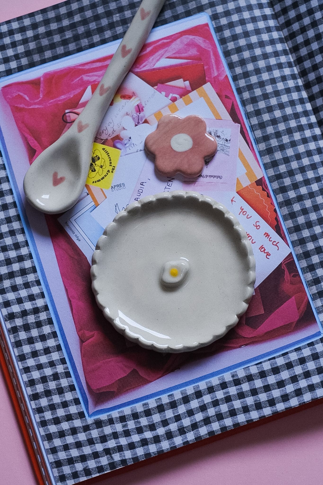Petite coupelle en céramique mini motif relief