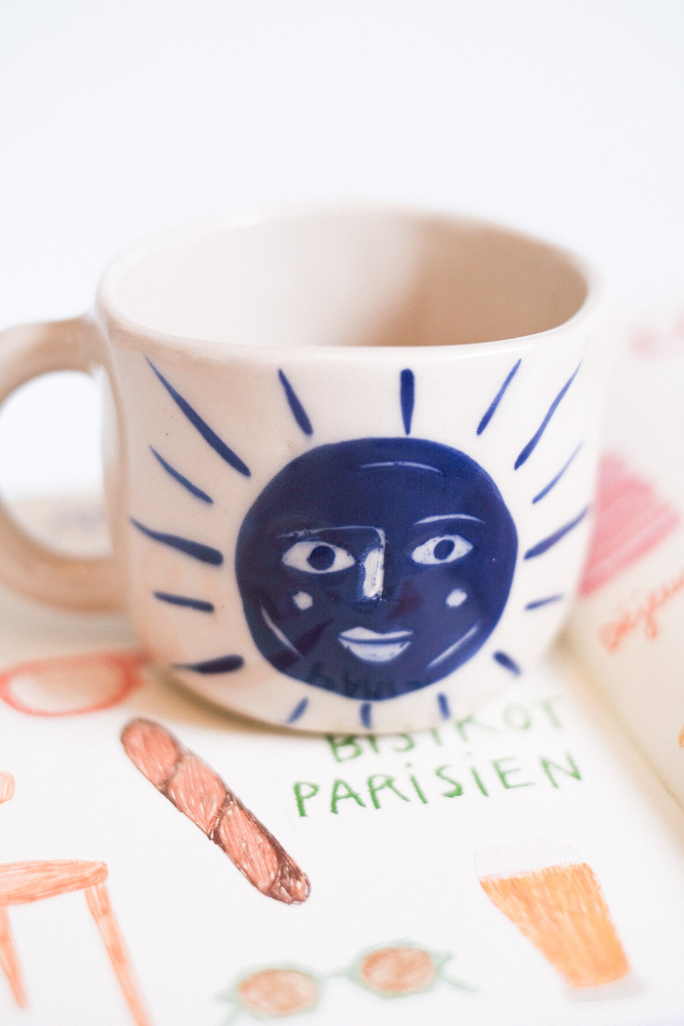 IMPARFAITS / Mug céramique soleil lune