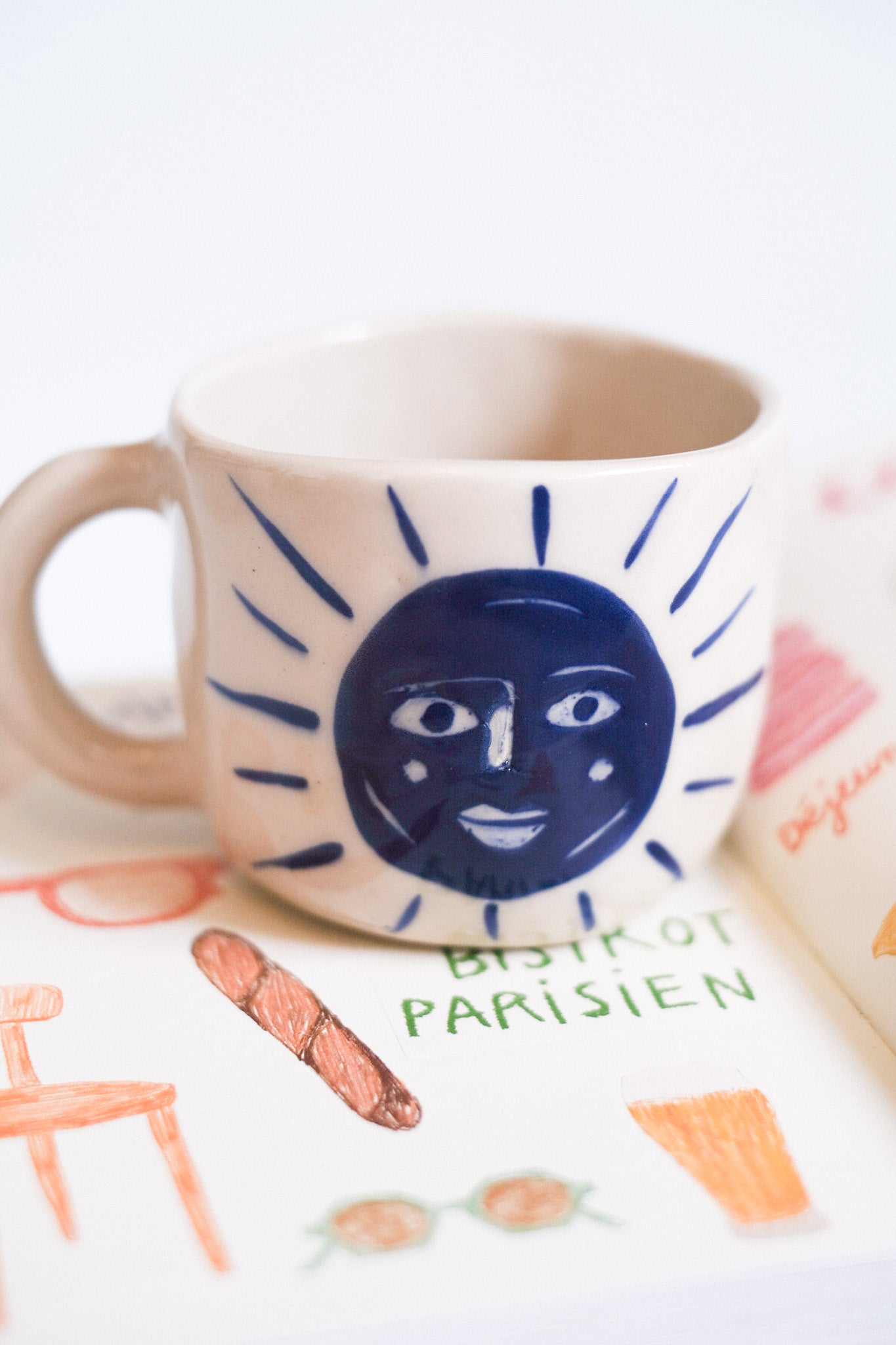 IMPARFAITS / Mug céramique soleil lune