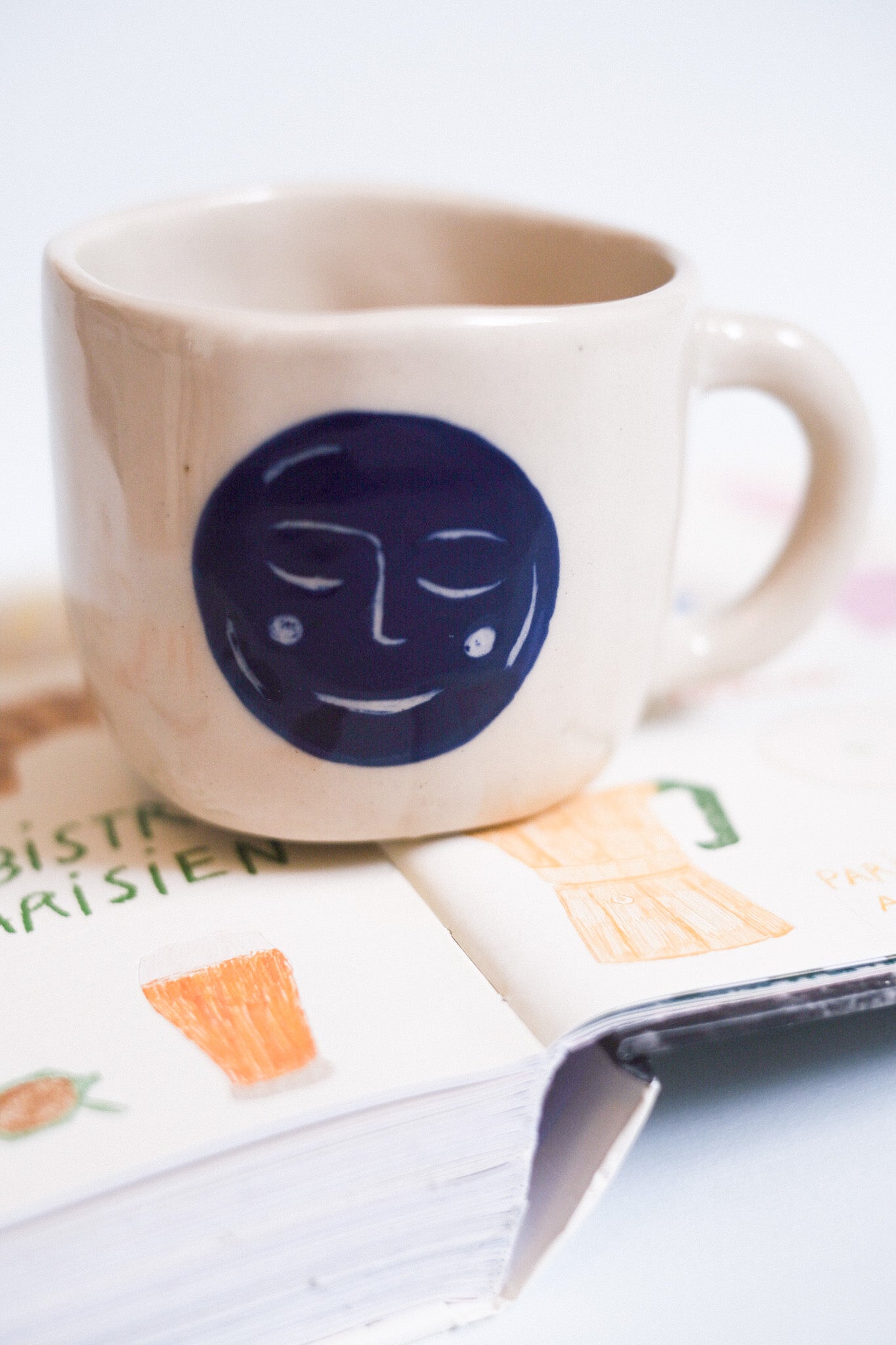 IMPARFAITS / Mug céramique soleil lune