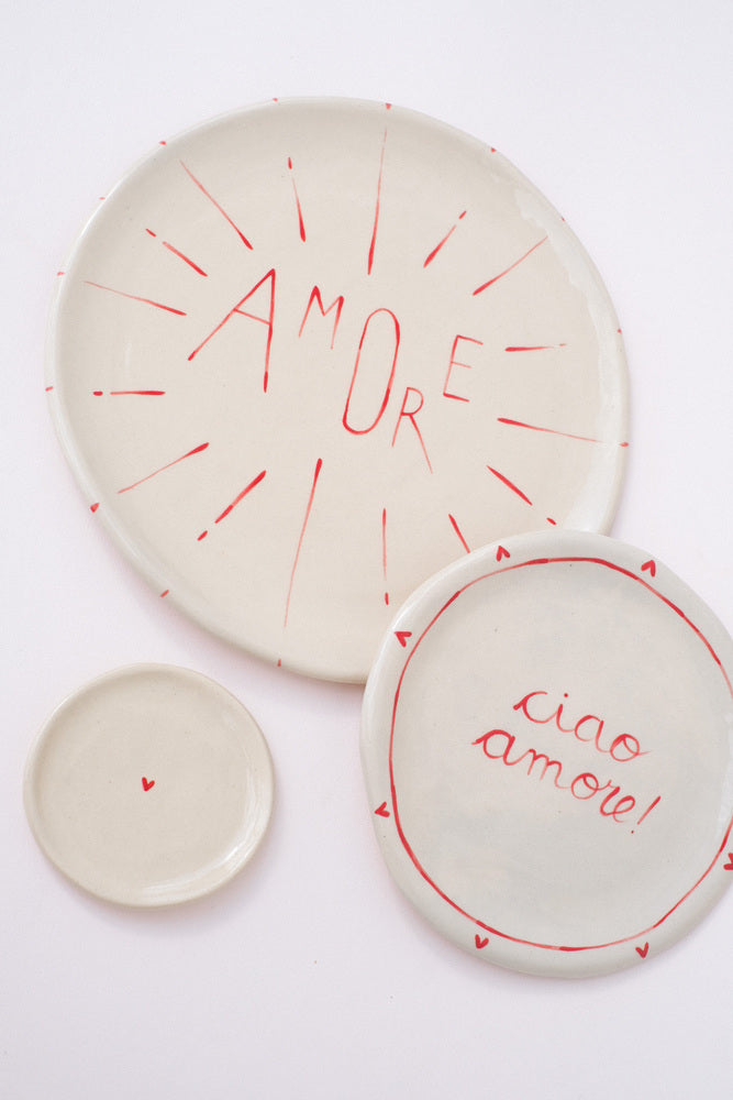 Assiette en céramique - Love you every single day (and night)