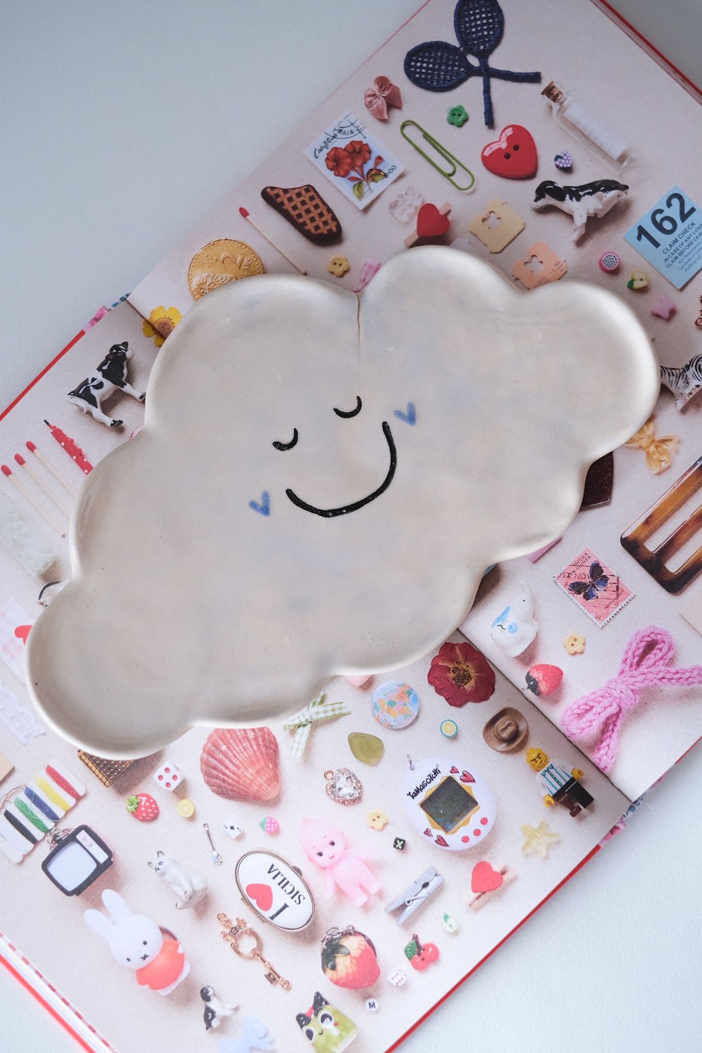 IMPARFAIT / Assiette céramique nuage