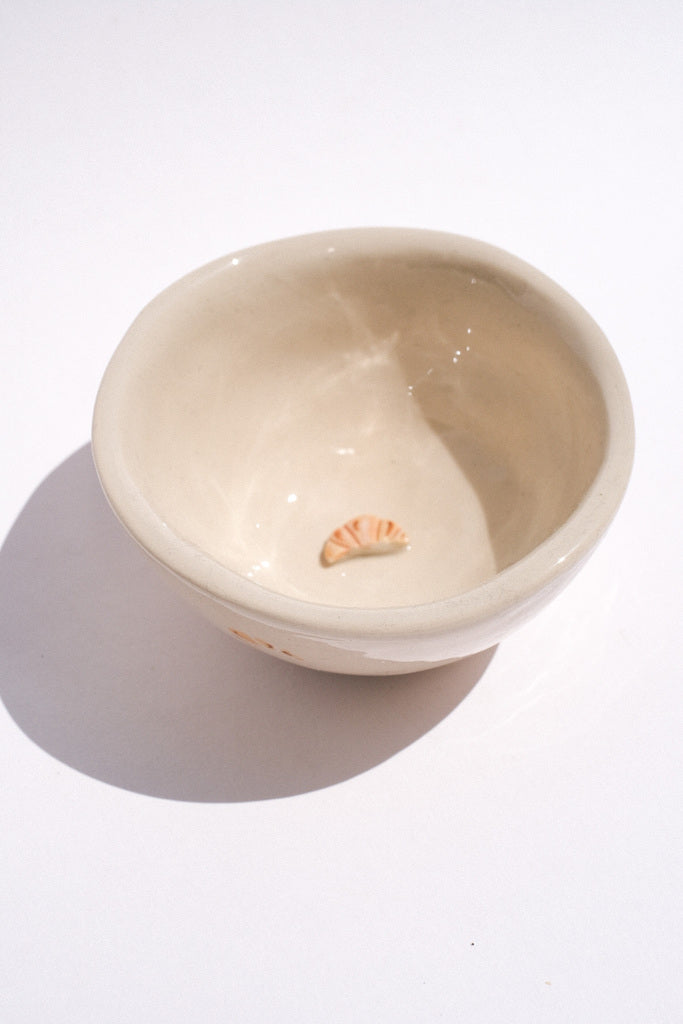 Petit bol “Croissant du matin” – Céramique artisanale