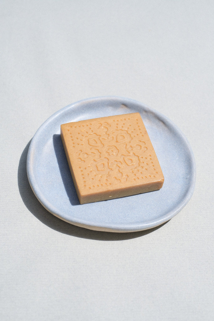 Porte-Savon Rond en Céramique