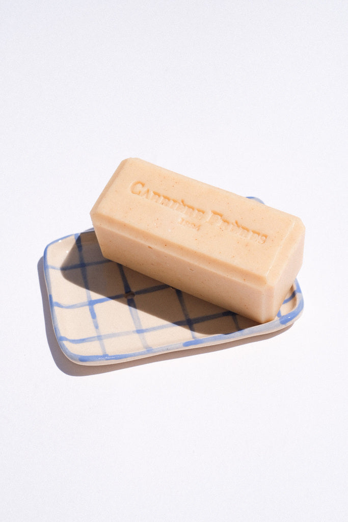Porte-Savon Céramique Artisanale - Esprit Carreaux Rétro