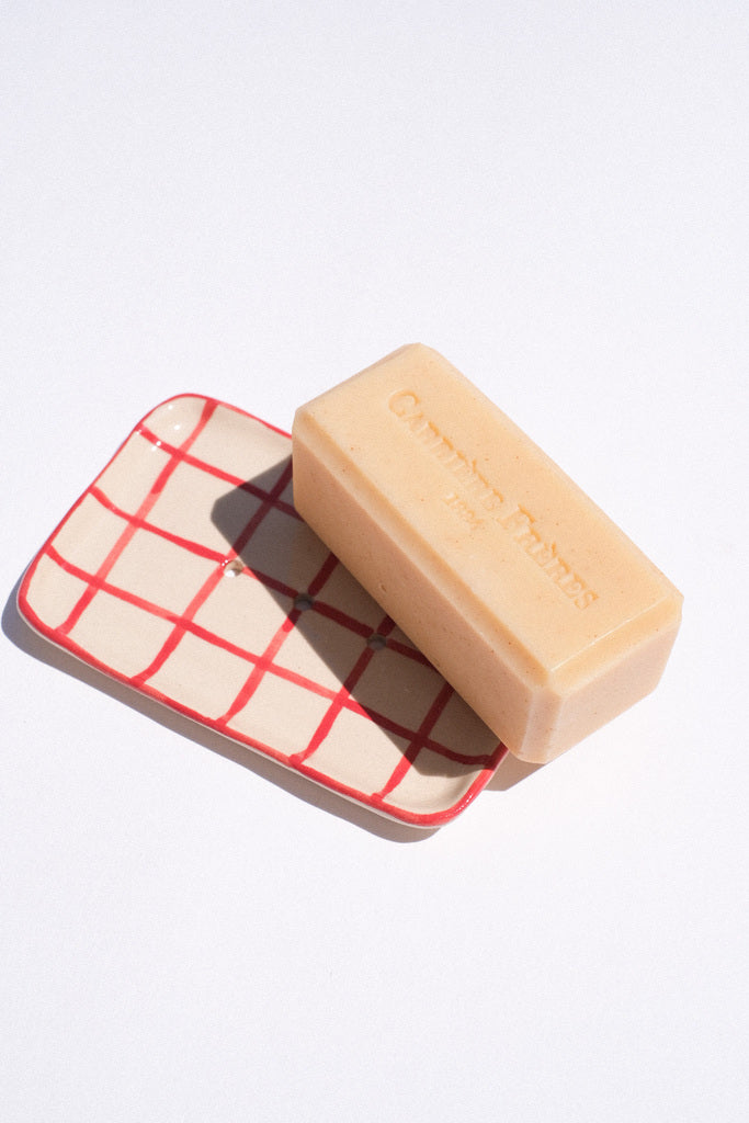 Porte-Savon Céramique Artisanale - Esprit Carreaux Rétro
