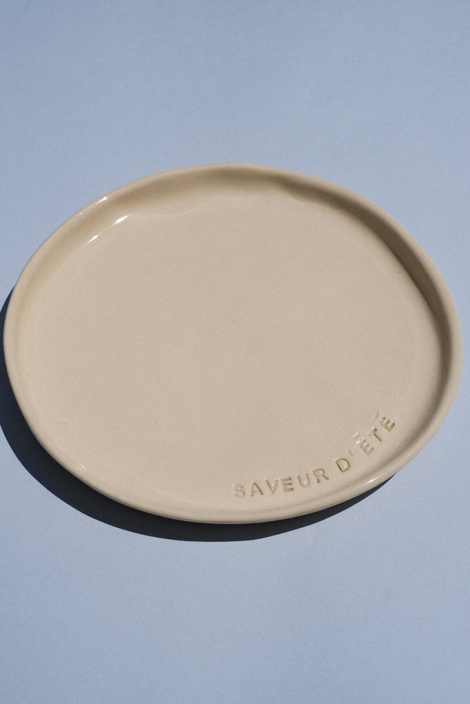 Assiettes à message d'été – Édition “Summer Sable chaud”