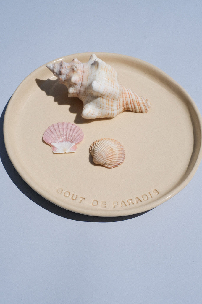 Assiettes à message d'été – Édition “Summer Sable chaud”