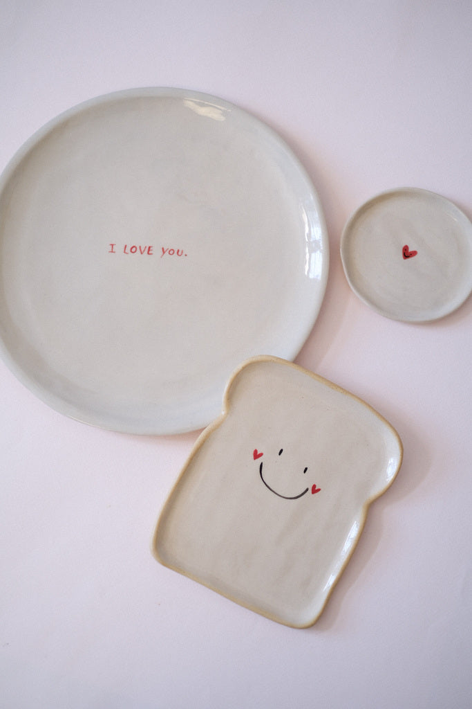Assiette I LOVE YOU.
