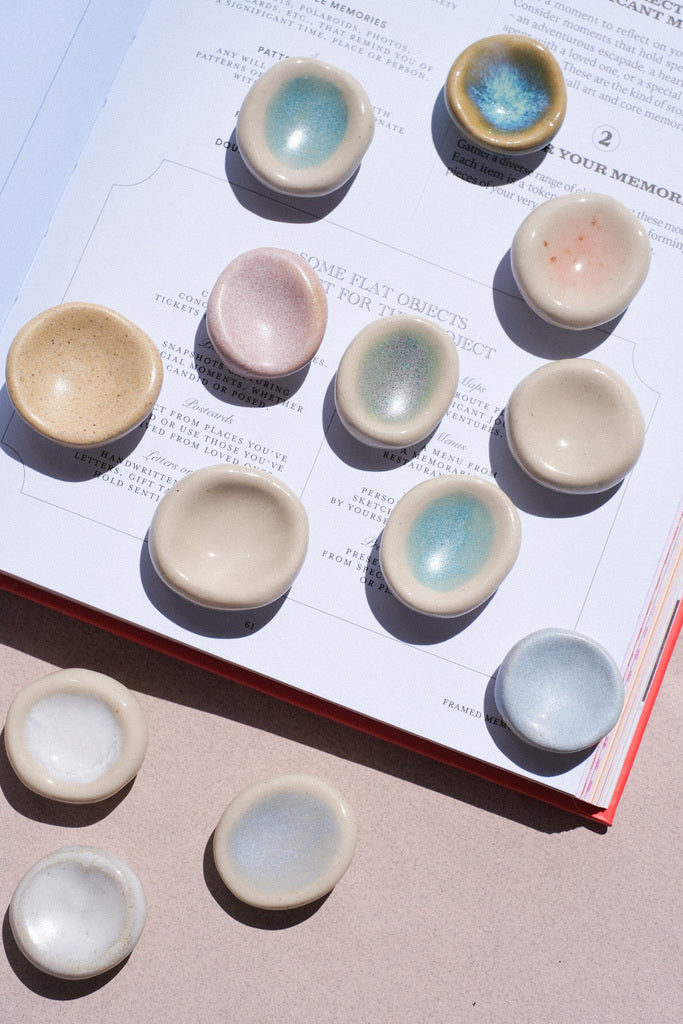 Pierre d'apaisement – Worry Stone en céramique