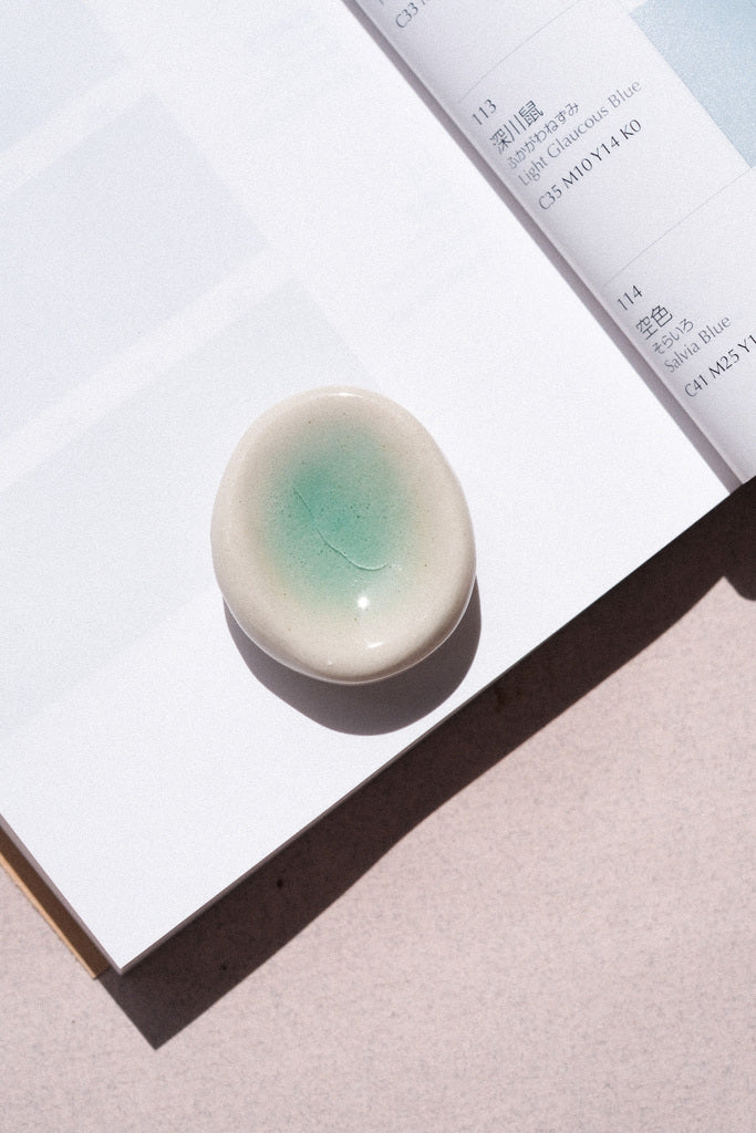 Pierre d'apaisement – Worry Stone en céramique