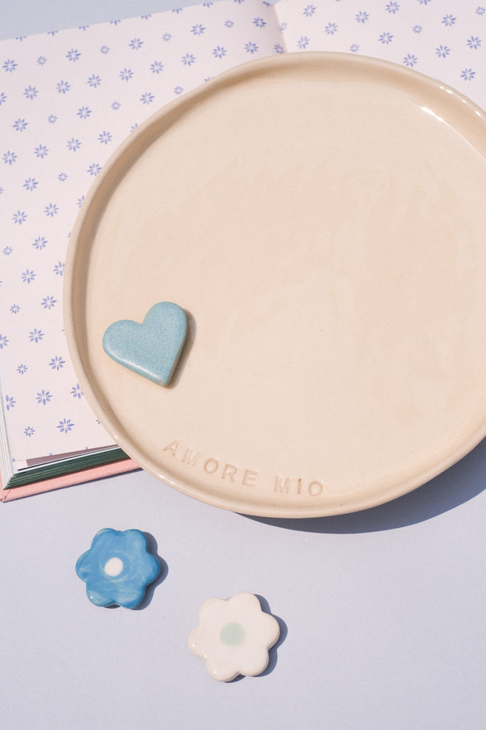Assiettes à message d'été – Édition “Summer Sable chaud”