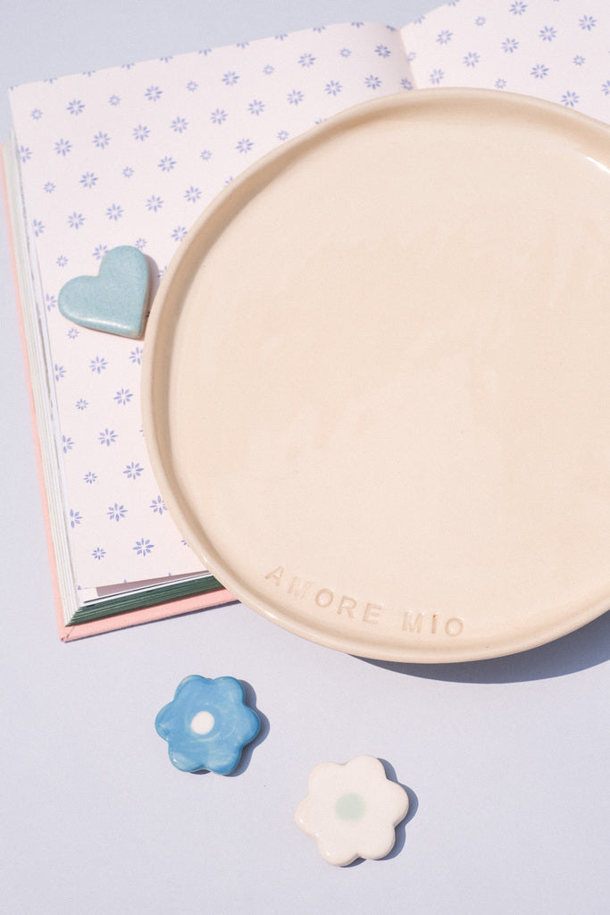 Assiettes à message d'été – Édition “Summer Sable chaud”