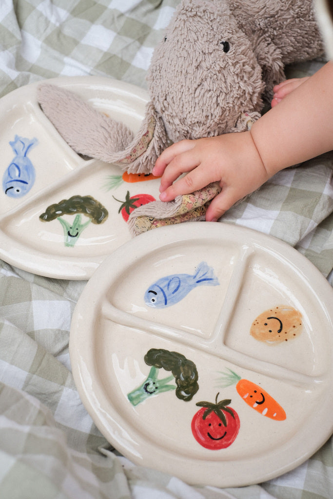 Assiette compartimentée enfant - Petits Sourires