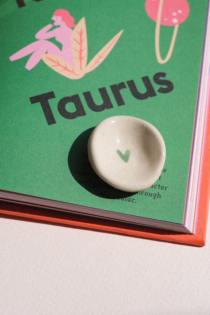 Pierre d'apaisement Worry Stone en céramique « Petit Cœur »