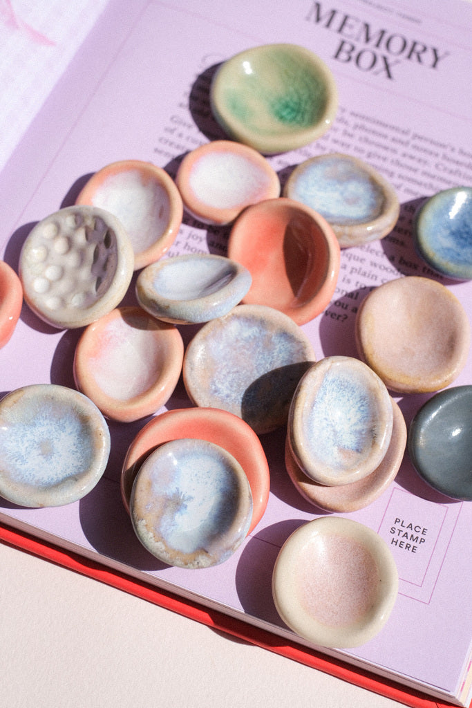 Pierre d'apaisement – Worry Stone en céramique