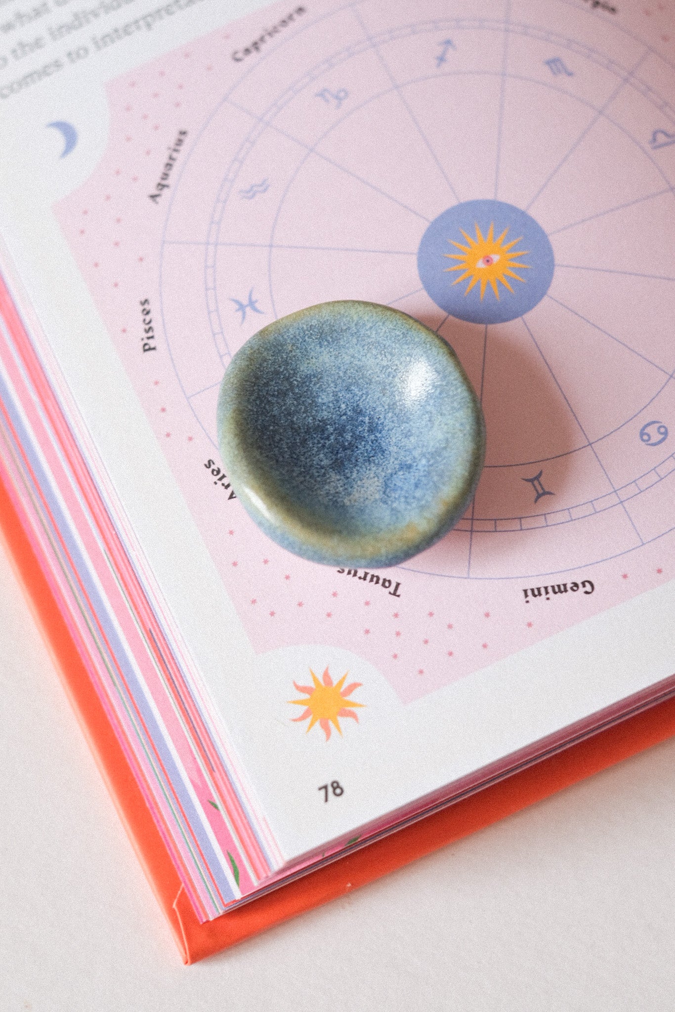 Pierre d'apaisement – Worry Stone en céramique