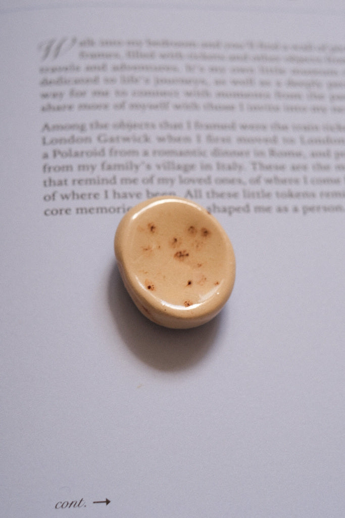 Pierre d'apaisement – Worry Stone en céramique