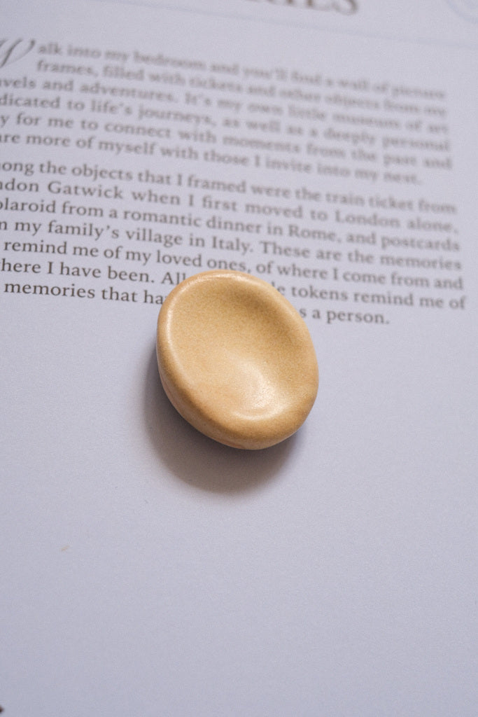 Pierre d'apaisement – Worry Stone en céramique