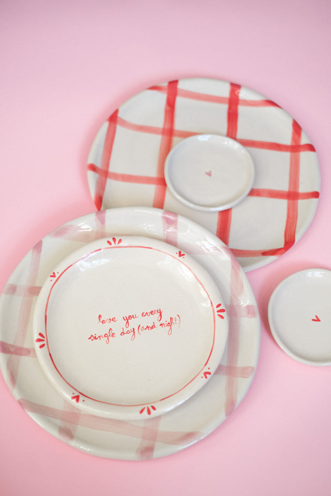 Assiette en céramique - Love you every single day (and night)