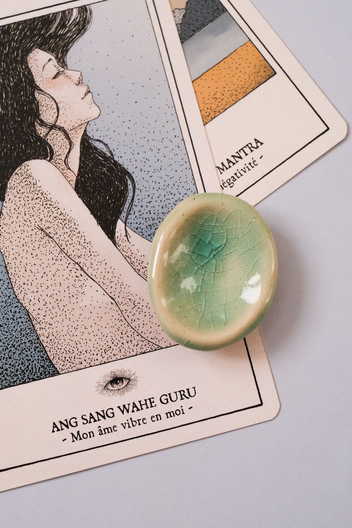 Pierre d’apaisement XL en céramique / Worry Stone
