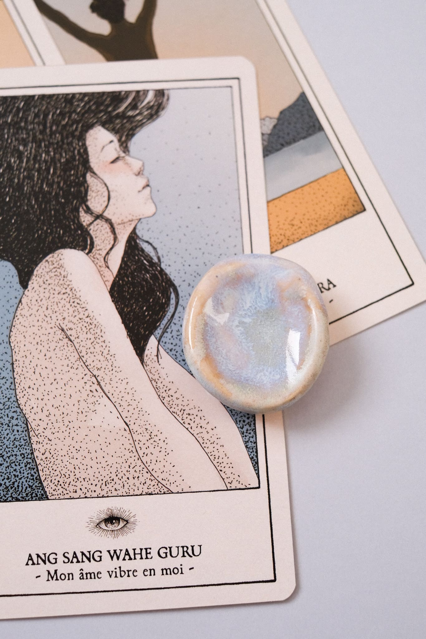 Pierre d’apaisement XL en céramique / Worry Stone