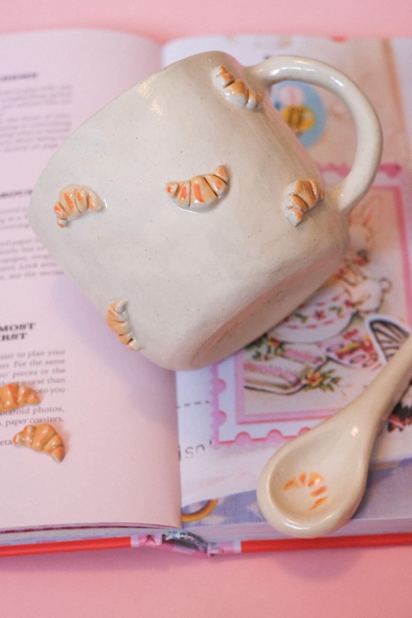 🥐 Mug artisanal Croissants du matin