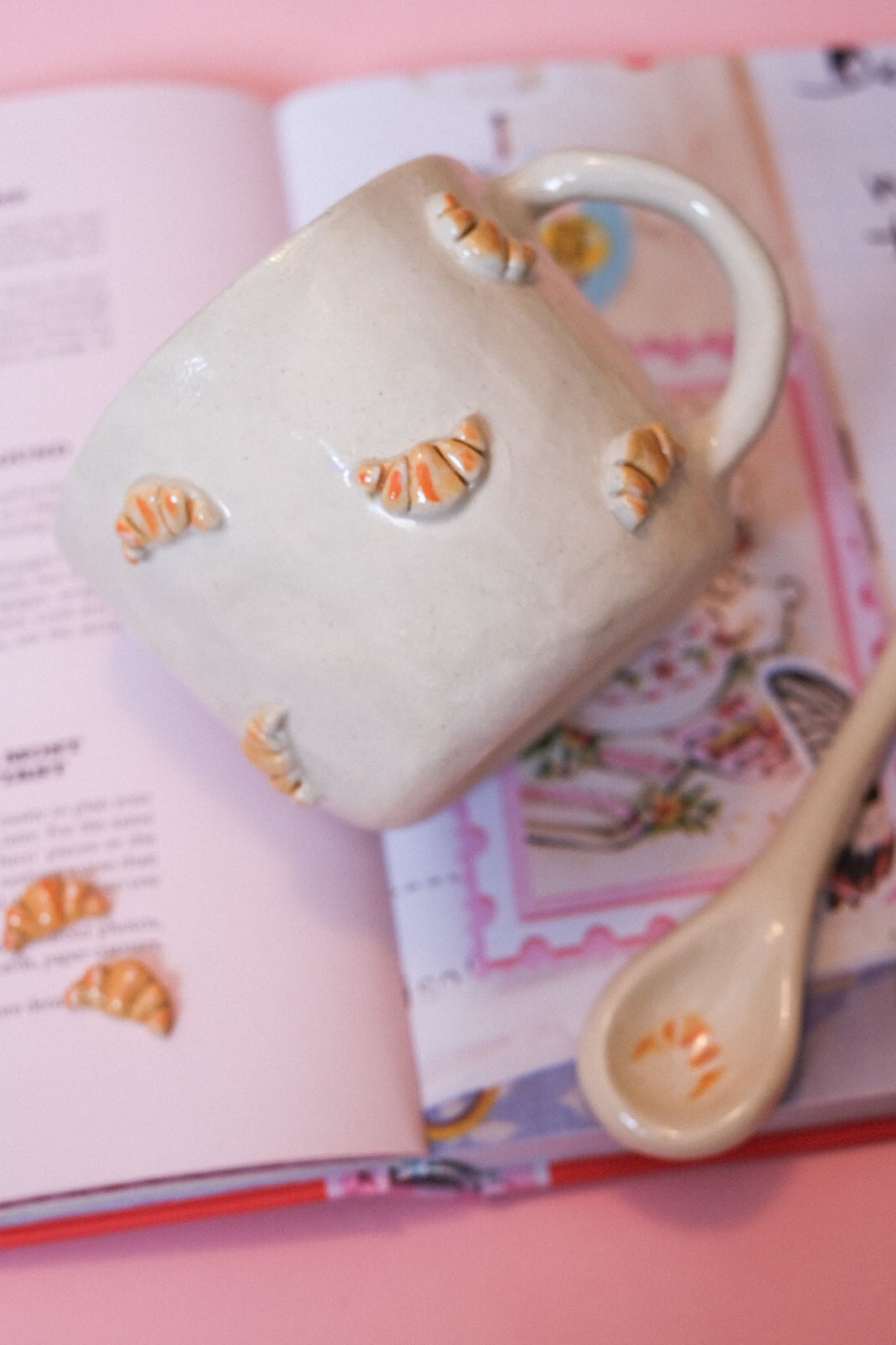 🥐 Mug artisanal Croissants du matin