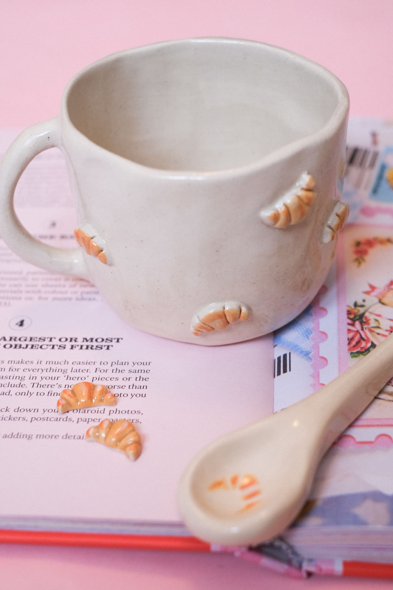 🥐 Mug artisanal Croissants du matin