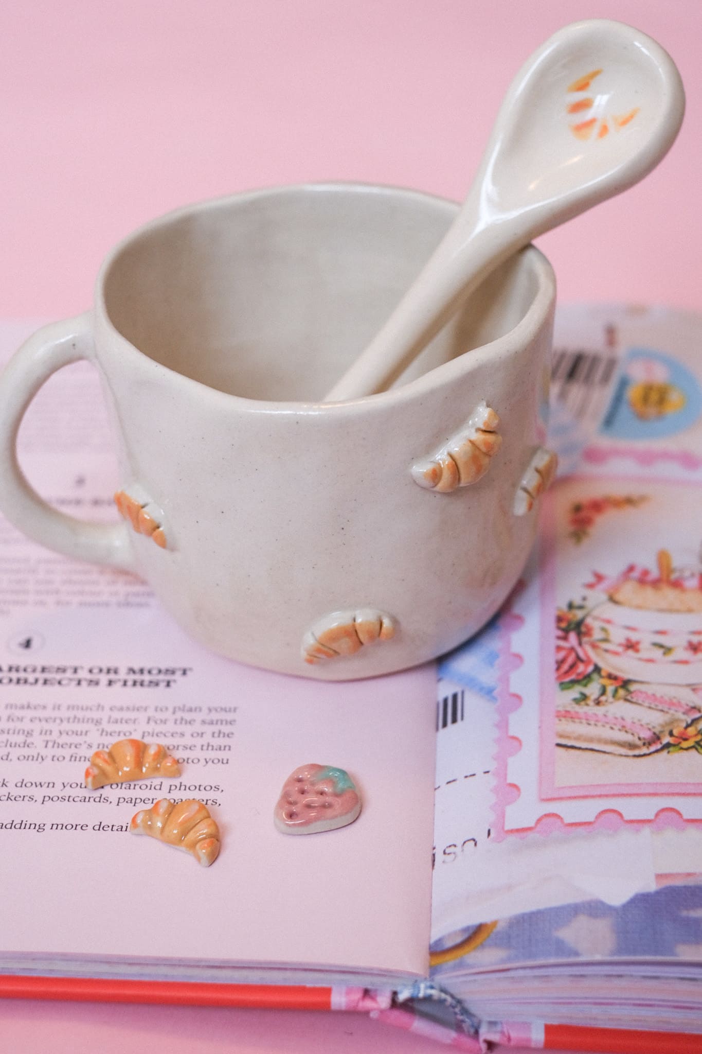 🥐 Mug artisanal Croissants du matin