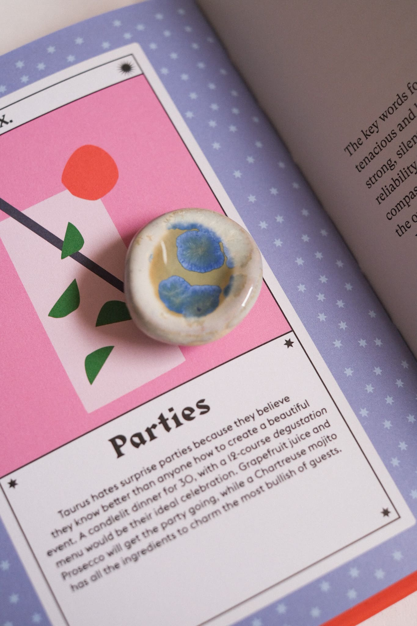 Pierre d'apaisement – Worry Stone en céramique