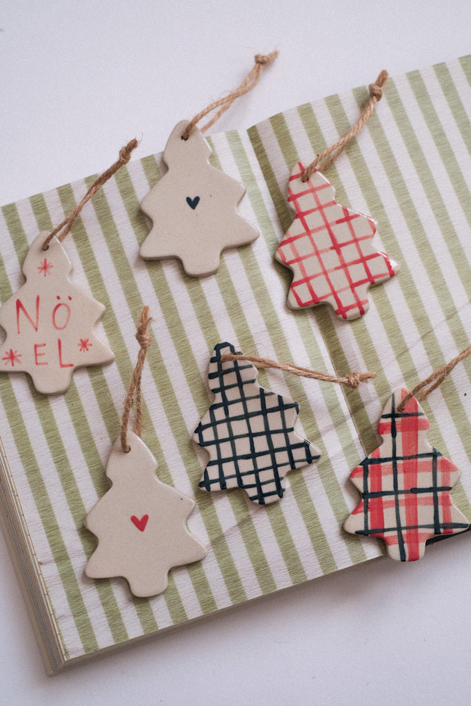 🎁 Décorations de Noël en grès