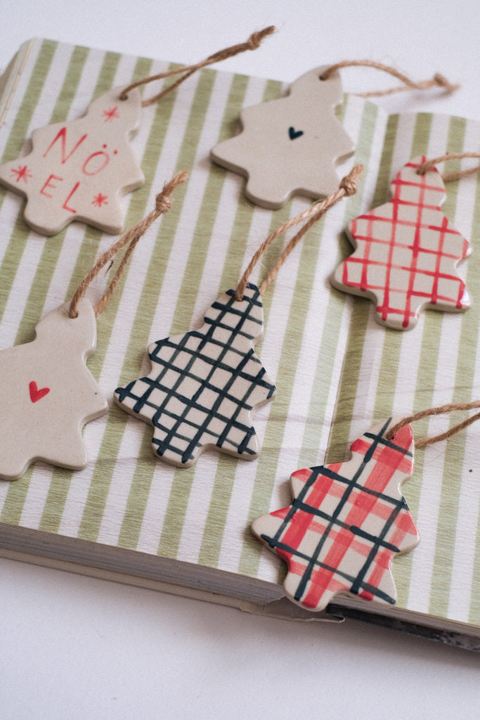 🎁 Décorations de Noël en grès