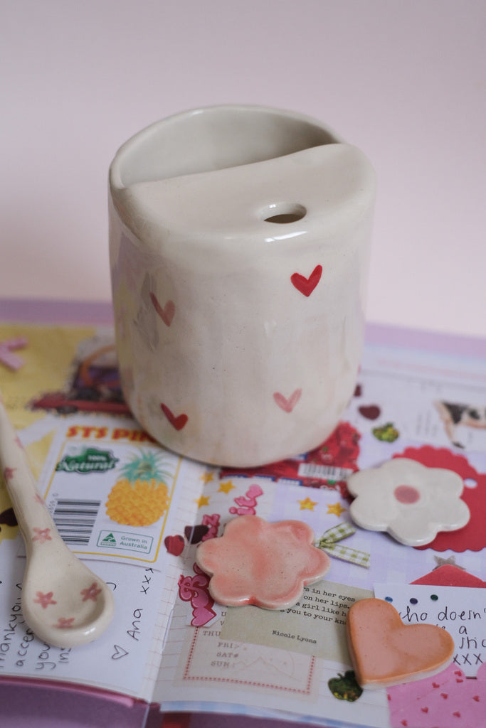 Travel mug – Petits cœurs 💕
