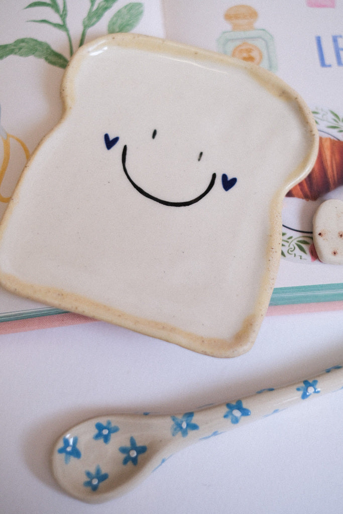 Petite tartine en céramique artisanale