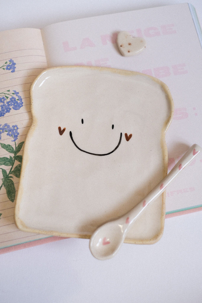 Grande tartine en céramique artisanale