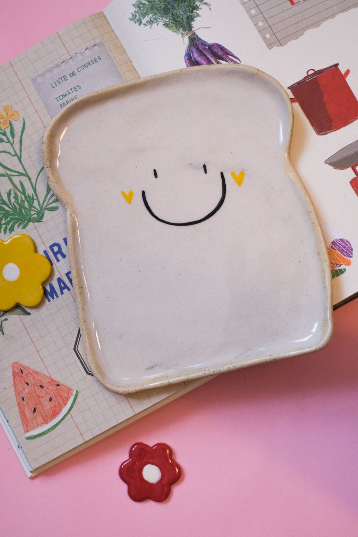 IMPARFAITS / Grande tartine en céramique