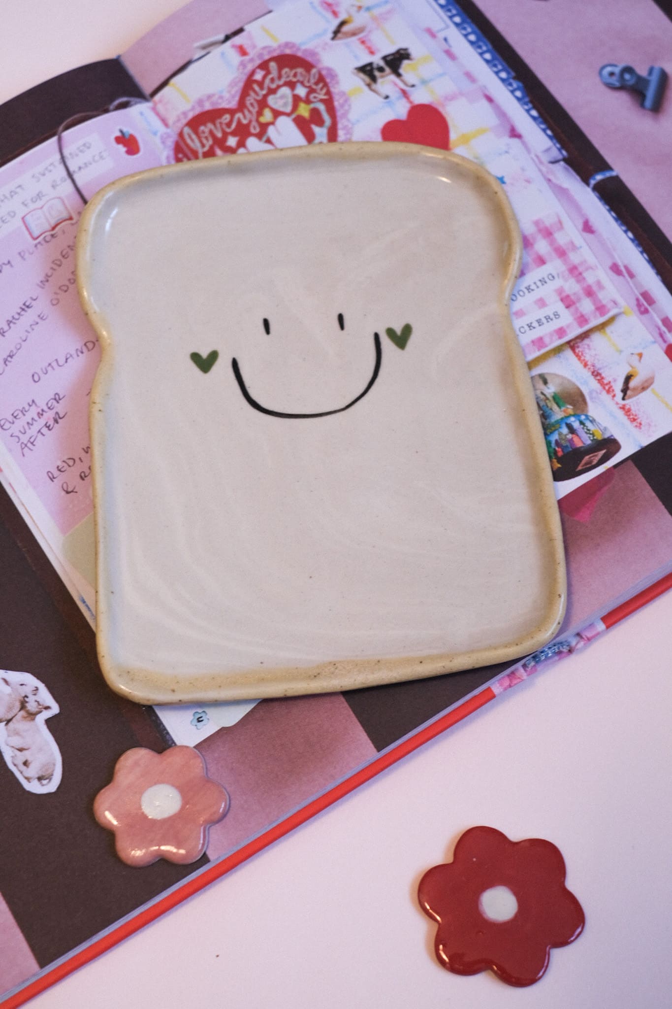 IMPARFAITS / Grande tartine en céramique