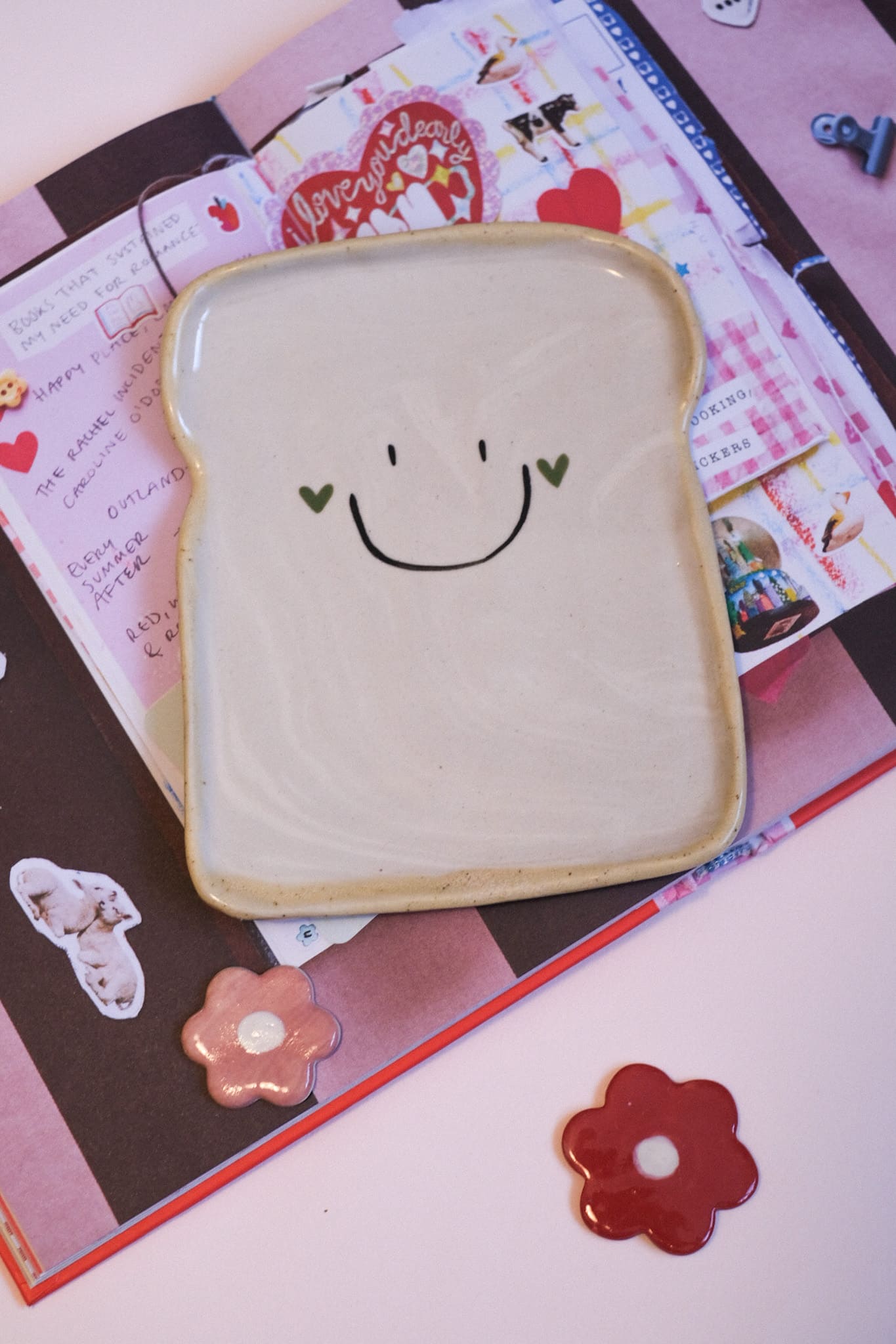 IMPARFAITS / Grande tartine en céramique