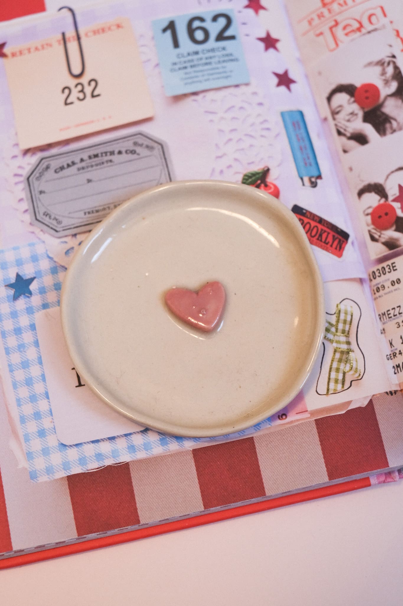 IMPARFAITS / Coupelle cœur en volume en céramique