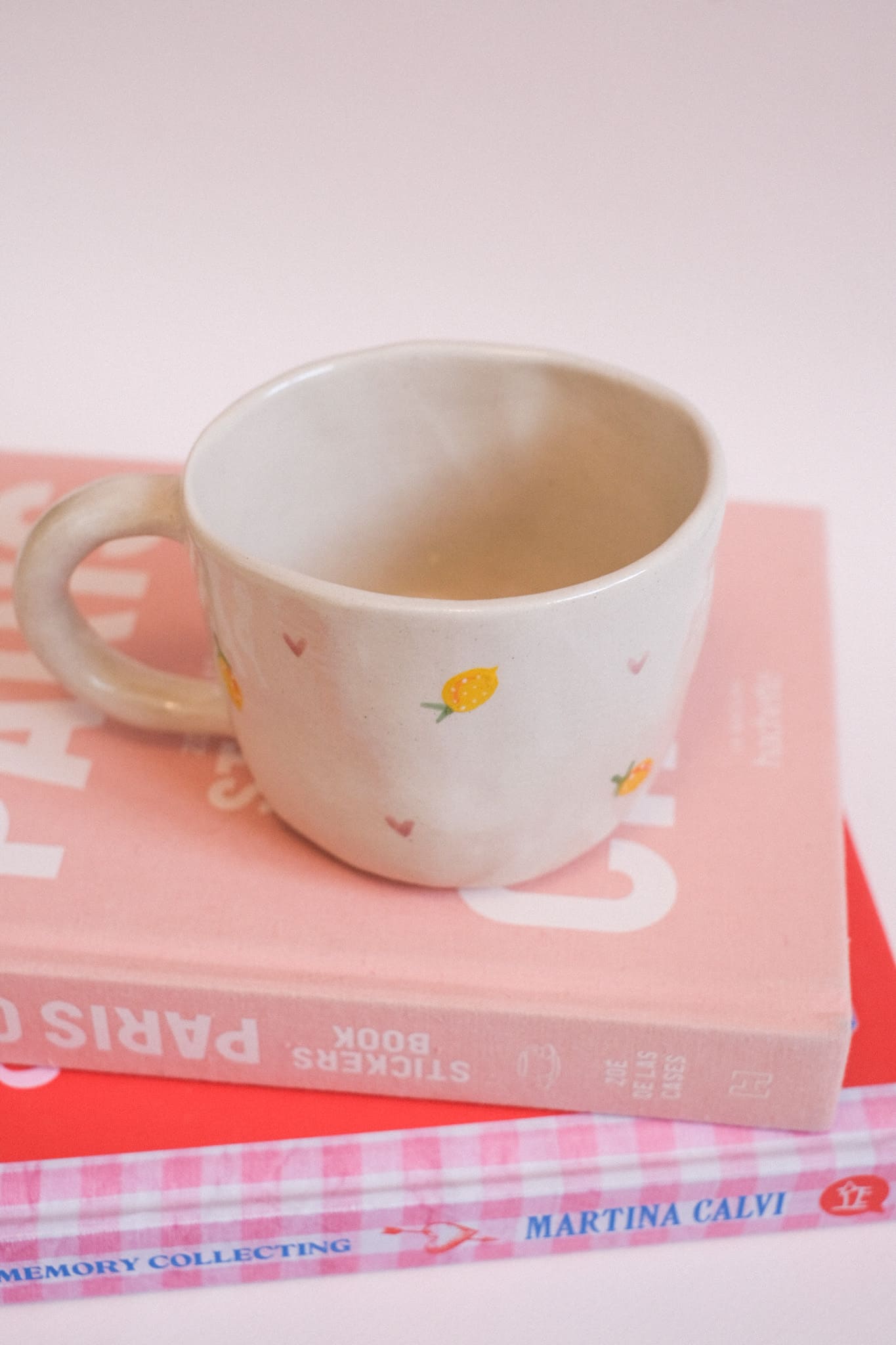 IMPARFAITS / Mug citron cœur rose